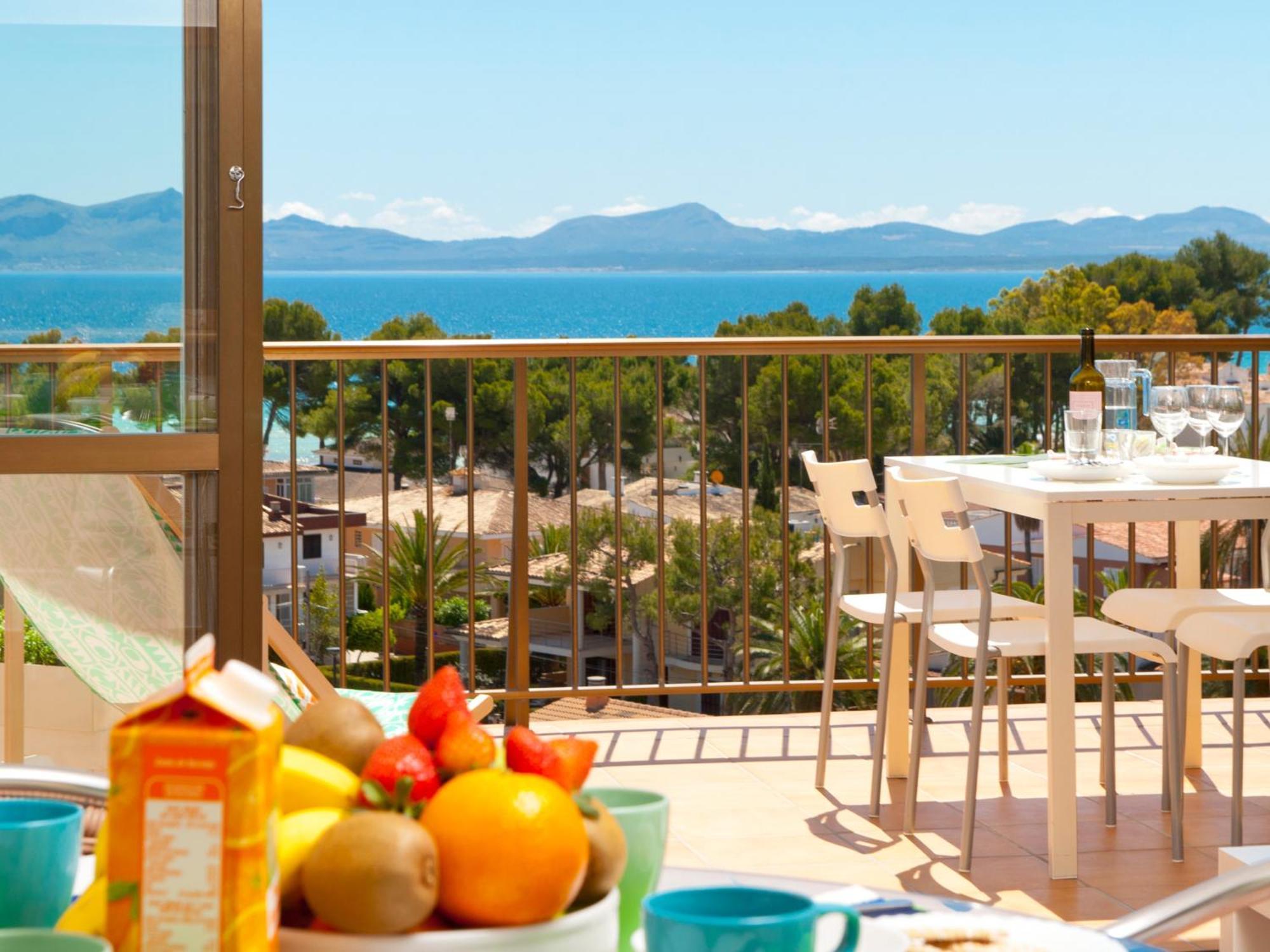 The Shell Ll New At The Beach, With Sea Views And Swimming Pool Alcudia (Mallorca)